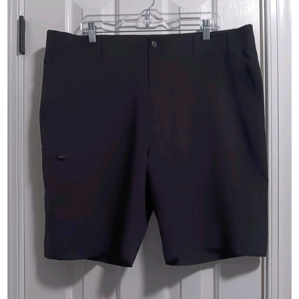 Callaway Flat Front Golf Shorts Mens Size 40 Black Stretch 5-pocket Breathable